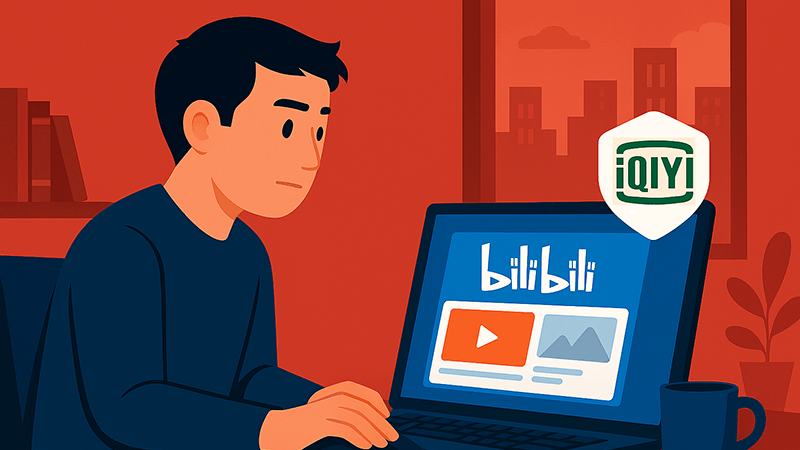 2025解除Bilibili、爱奇艺、腾讯视频地区限制方法揭秘
